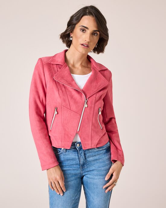 Produktabbildung für Jacke im Velours-Look