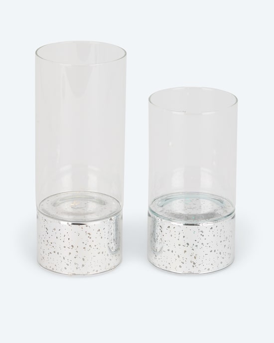 Produktabbildung für 2 LED-Glasvasen
