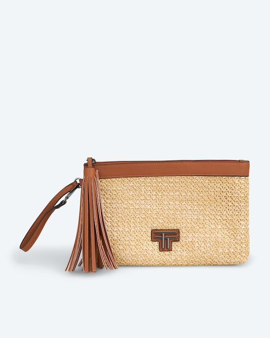 Produktabbildung für Clutch in Stroh-Optik