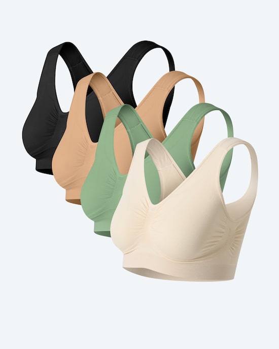 Produktabbildung für Seamless Bra, 4tlg.