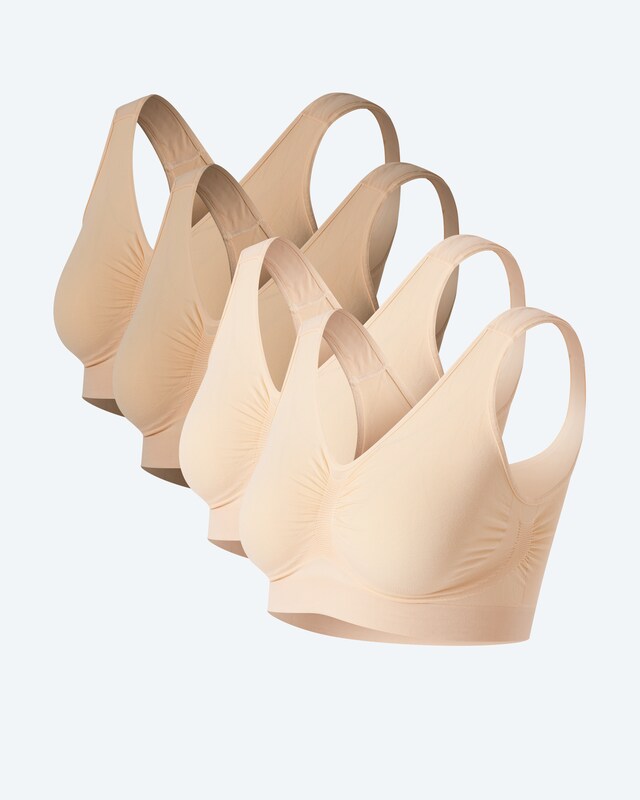 Seamless Bra, 4tlg.