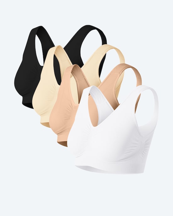 Produktabbildung für Seamless Bra, 4tlg.