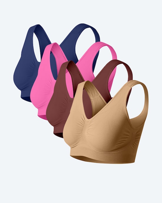 Produktabbildung für Seamless Bra, 4tlg.