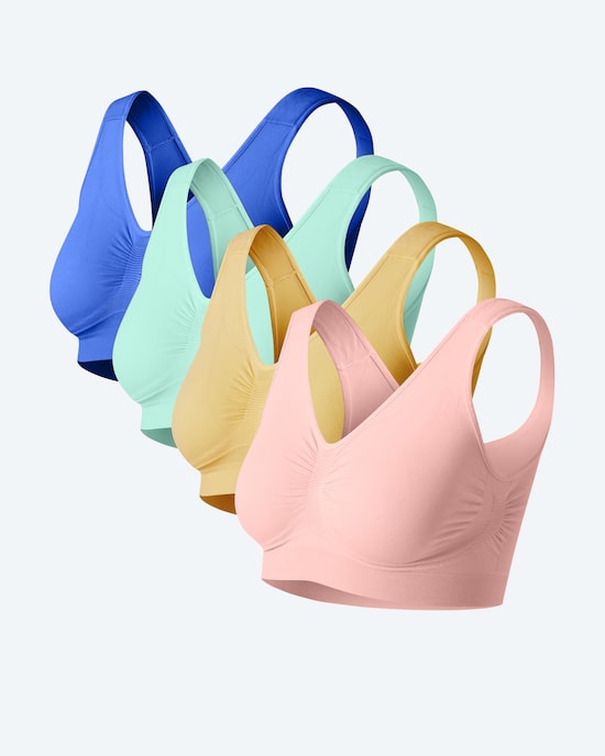 Produktabbildung für Seamless Bra, 4tlg.