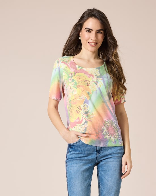 Produktabbildung für Shirt mit Allover-Druck