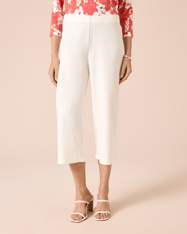 Culotte aus Struktur-Jersey