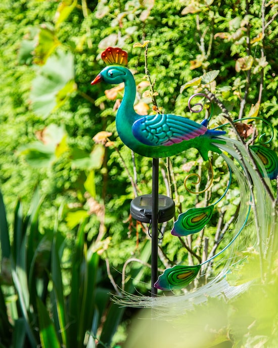 Produktabbildung für Solar-Gartenstecker Pfau
