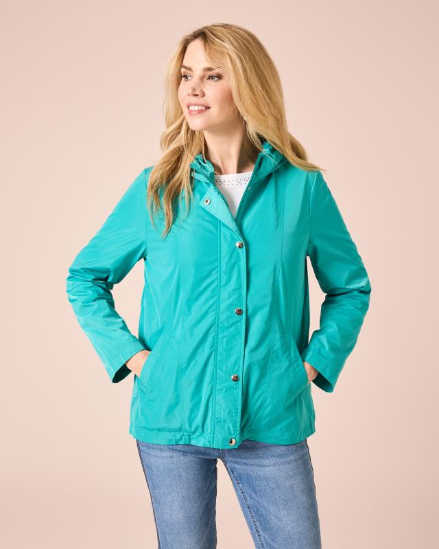 Outdoorjacke mit Kapuze