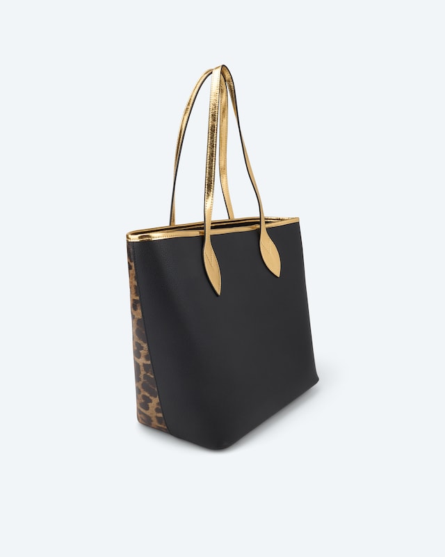 Shopper mit Animal-Dekor