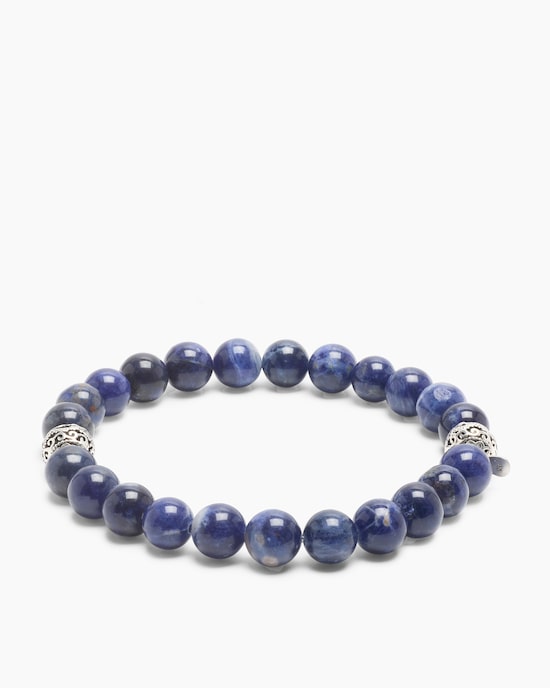 Produktabbildung für Edelstein-Armband mit Silber-Beads