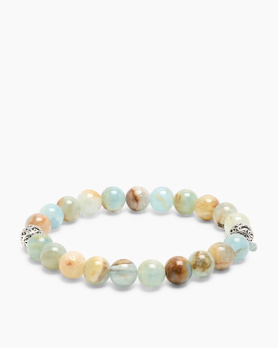 Produktabbildung für Edelstein-Armband mit Silber-Beads