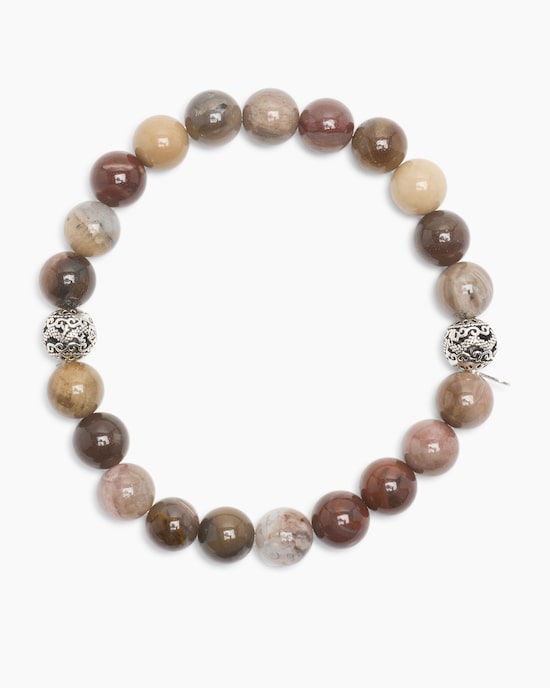 Produktabbildung für Edelstein-Armband mit Silber-Beads