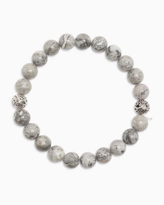 Produktabbildung für Edelstein-Armband mit Silber-Beads