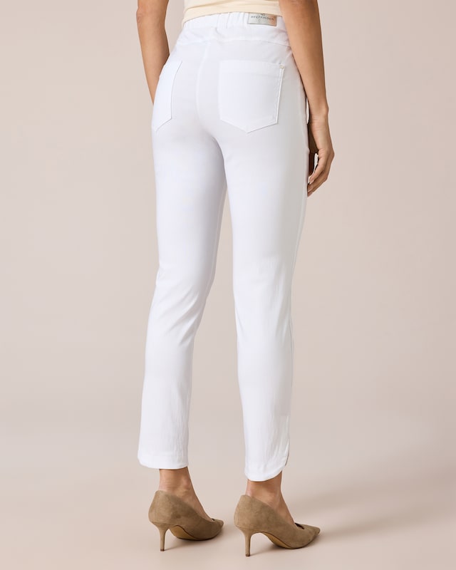Jeggings mit abgerundetem Saum