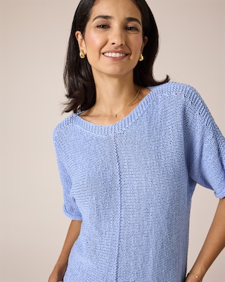 Produktabbildung 5 für Kurzarmpullover aus Bändchengarn