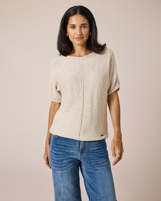 Produktabbildung 13 für Kurzarmpullover aus Bändchengarn