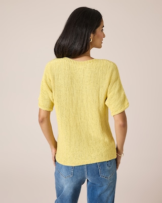 Produktabbildung 8 für Kurzarmpullover aus Bändchengarn