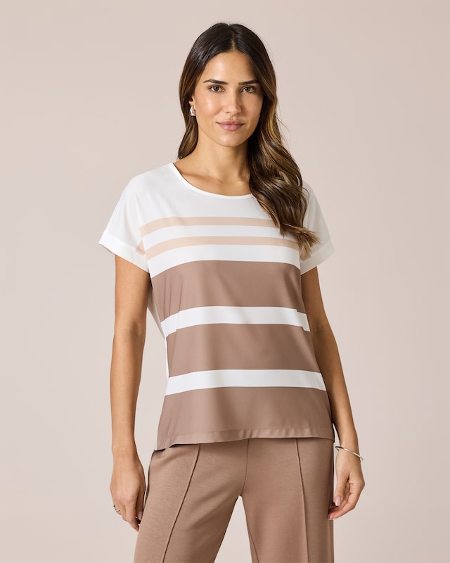 Blusenshirt mit Streifen