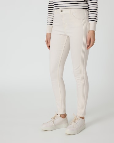Produktabbildung für Jeans mit Streifendetails