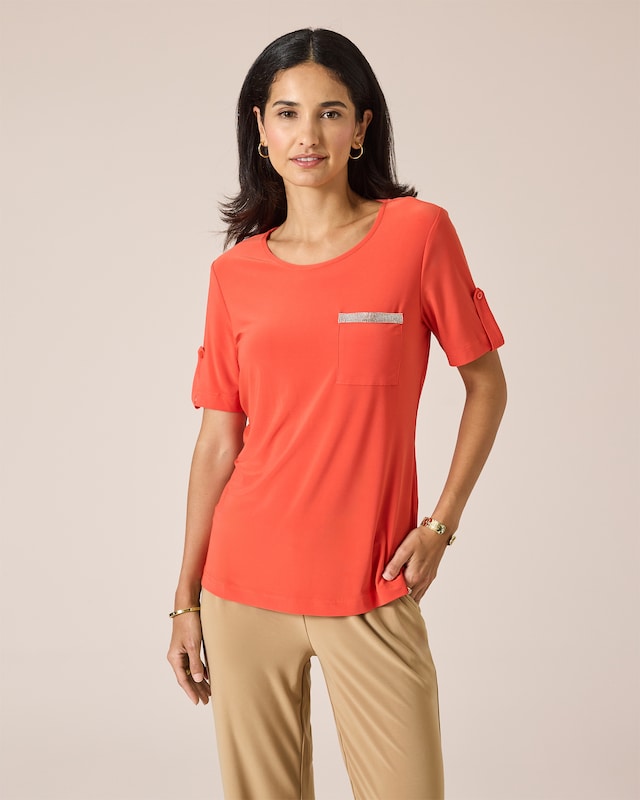 Shirt mit Brusttasche