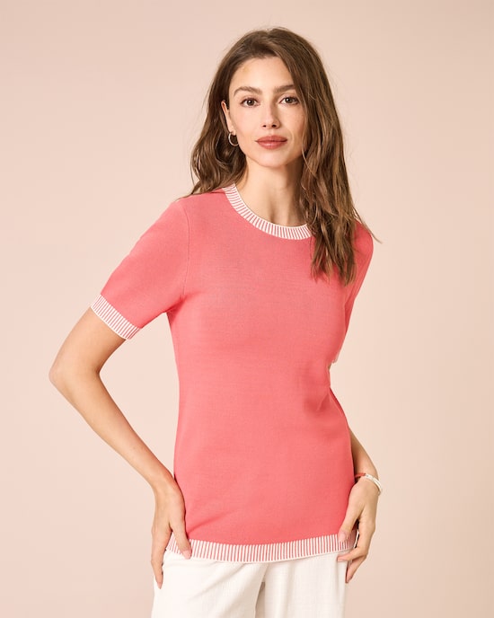 Produktabbildung für Kurzarmpullover