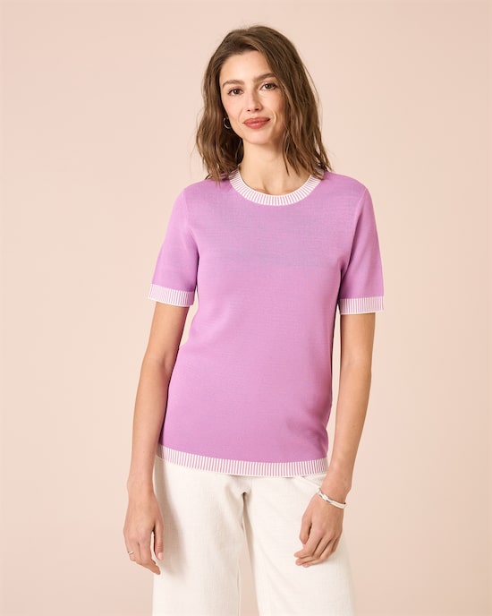 Produktabbildung für Kurzarmpullover
