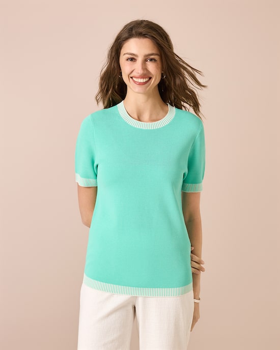 Produktabbildung für Kurzarmpullover
