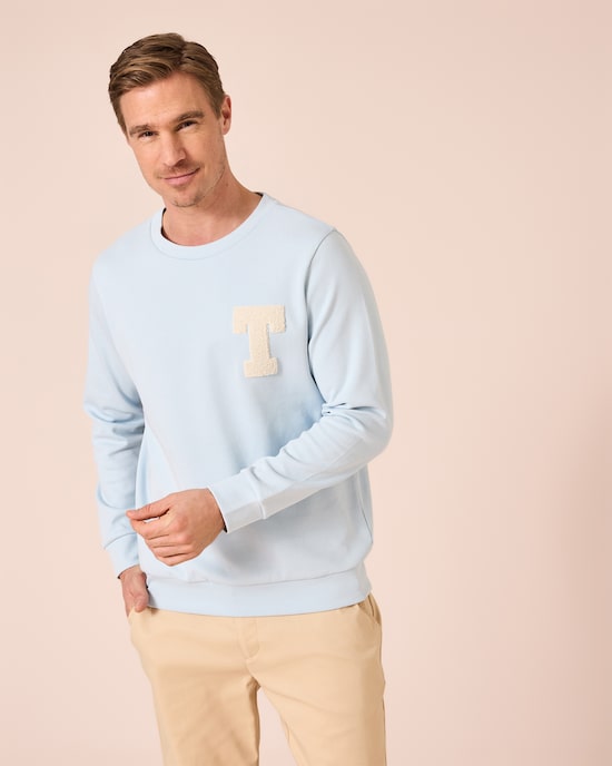 Produktabbildung für Sweatshirt mit Logo-Badge