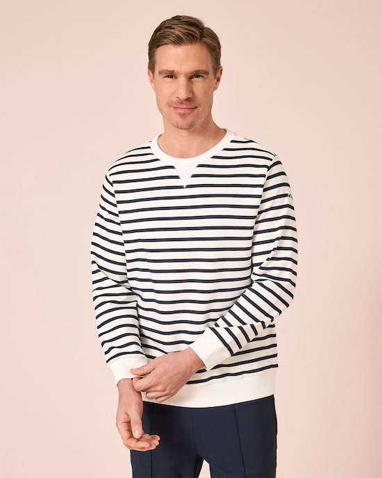 Produktabbildung für Sweatshirt gestreift