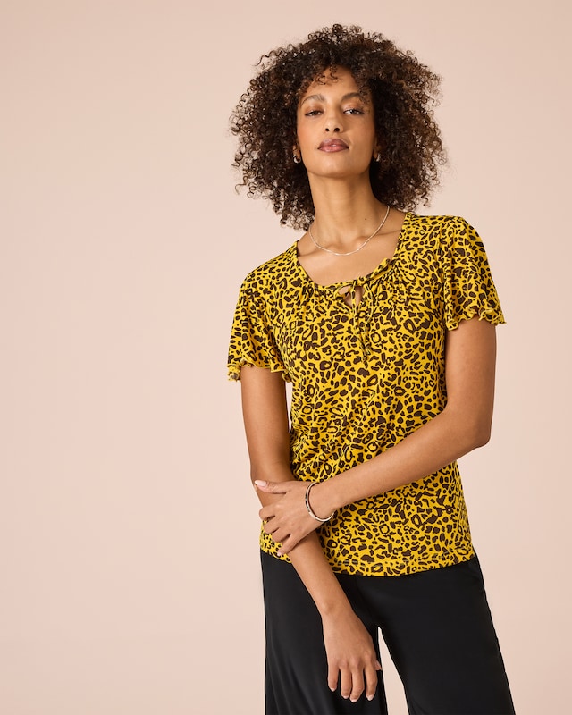 Shirt mit Animal-Druck