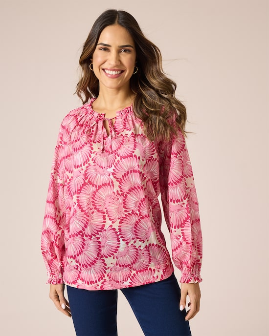 Produktabbildung für Bluse im All-over-Print
