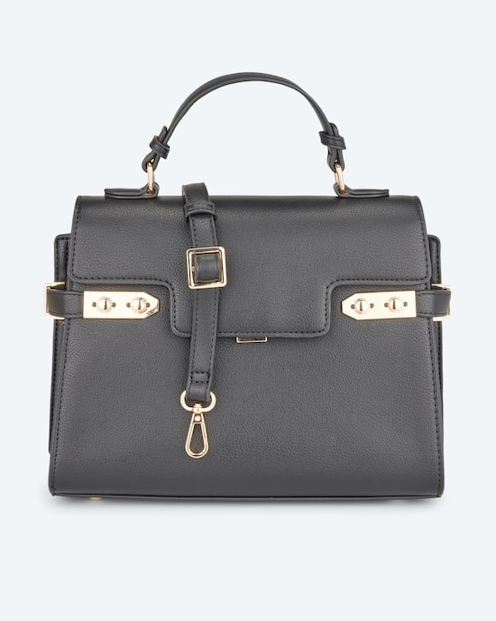 Produktabbildung für Kurzgrifftasche in Leder-Optik