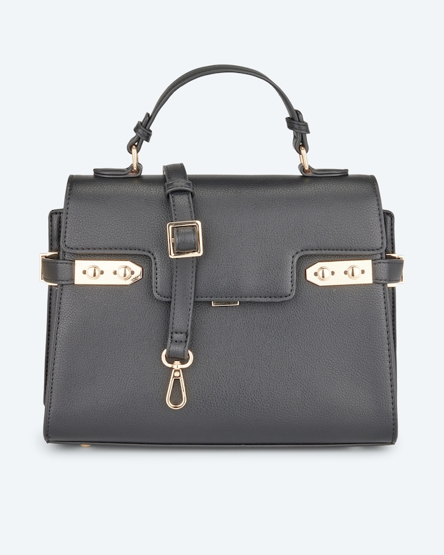Kurzgrifftasche in Leder-Optik