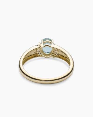 Ring mit Aquamarin & Diamanten