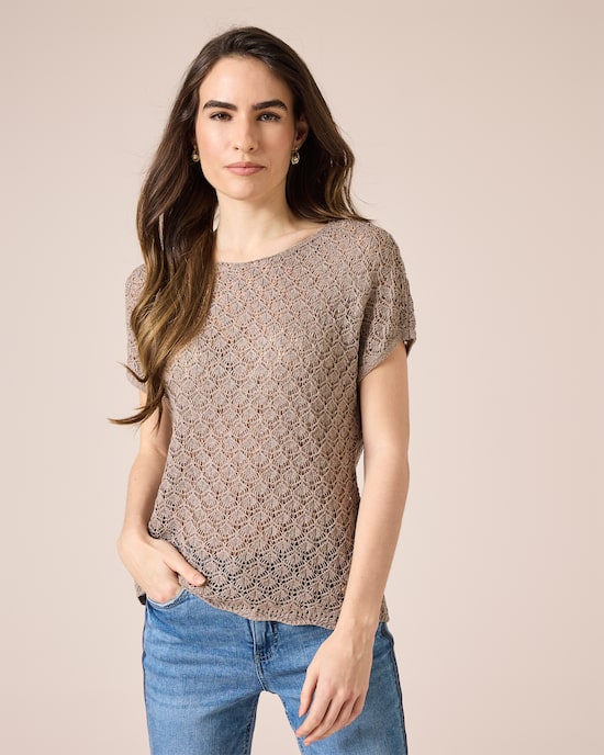 Produktabbildung für Pullover im Häkelstrick