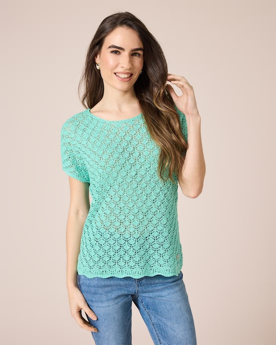 Produktabbildung für Pullover im Häkelstrick