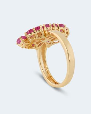 Ring mit Sambia Rubin