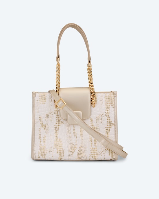 Produktabbildung für Shopper in Kroko-Metallic-Optik