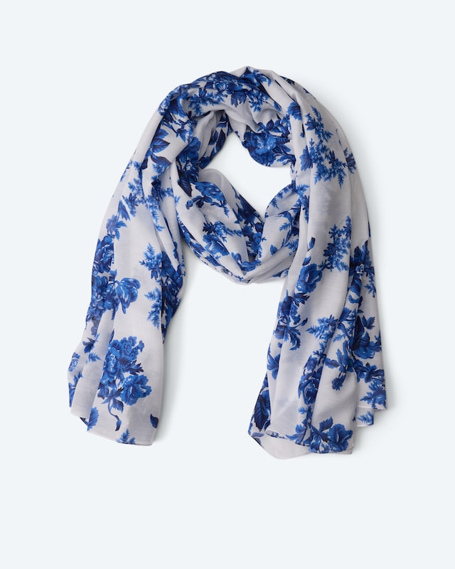 Schal mit Floral-Print