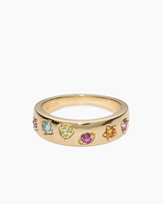 Produktabbildung für Ring mit Multi-Edelstein