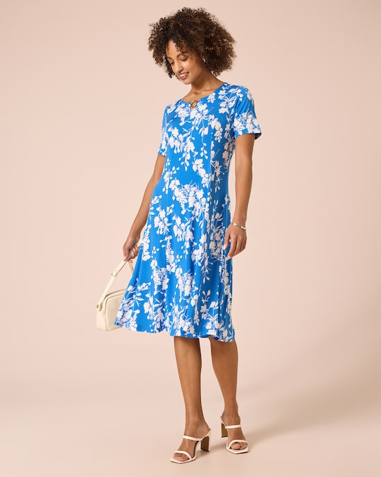 Produktabbildung für Kleid mit Blumendruck