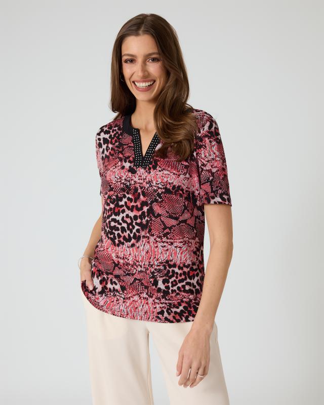 Shirt mit Animal-Print