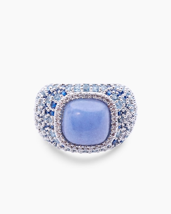 Produktabbildung für Ring mit Edelstein & Zirkonia