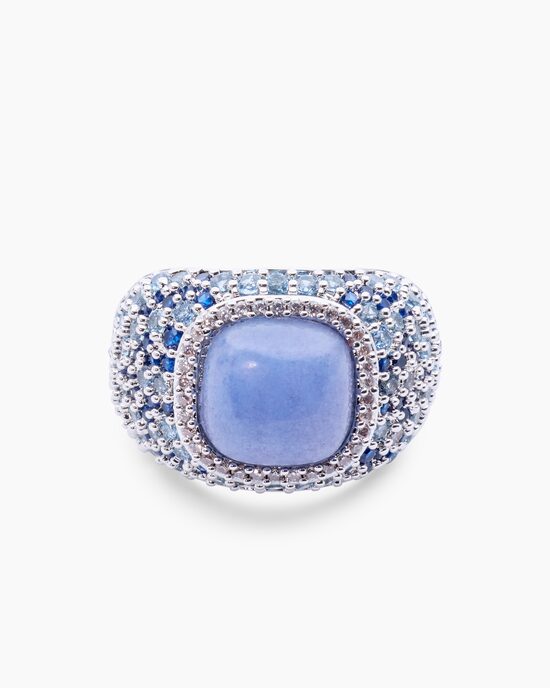Produktabbildung für Ring mit Edelstein & Zirkonia