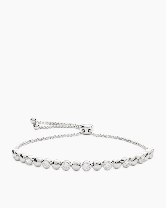 Produktabbildung für Armband mit Zirkonia und Slider-Verschluss