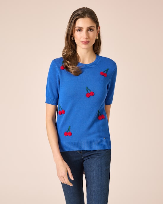Produktabbildung für Pullover mit Früchten