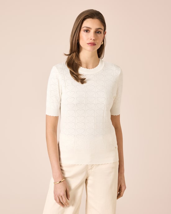 Produktabbildung für Pullover mit Herzmuster