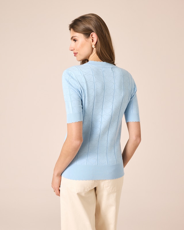 Pullover mit Herzmuster