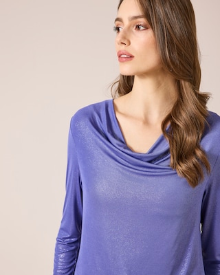 Produktabbildung 6 für Shirt mit Wasserfallausschnitt
