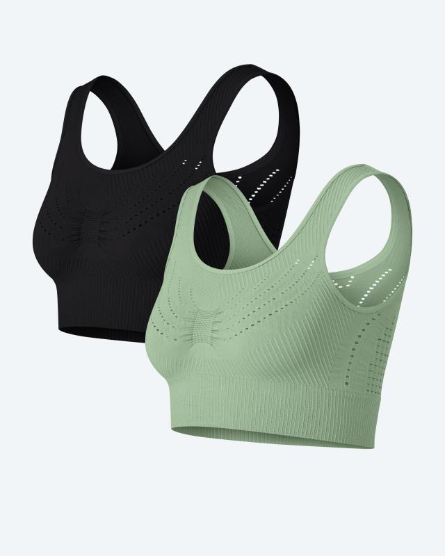 Seamless Bra, 2tlg.